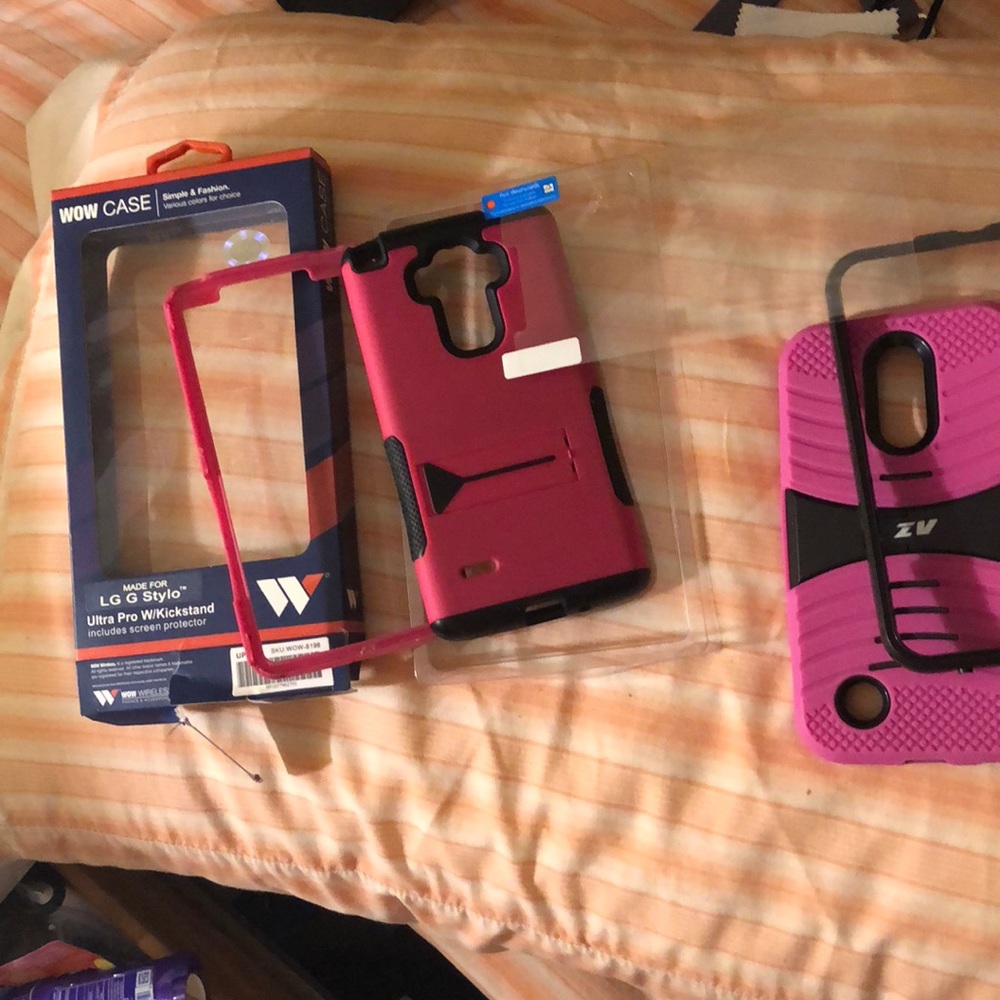 ⭐️Brand new never used LG Stylo Cases